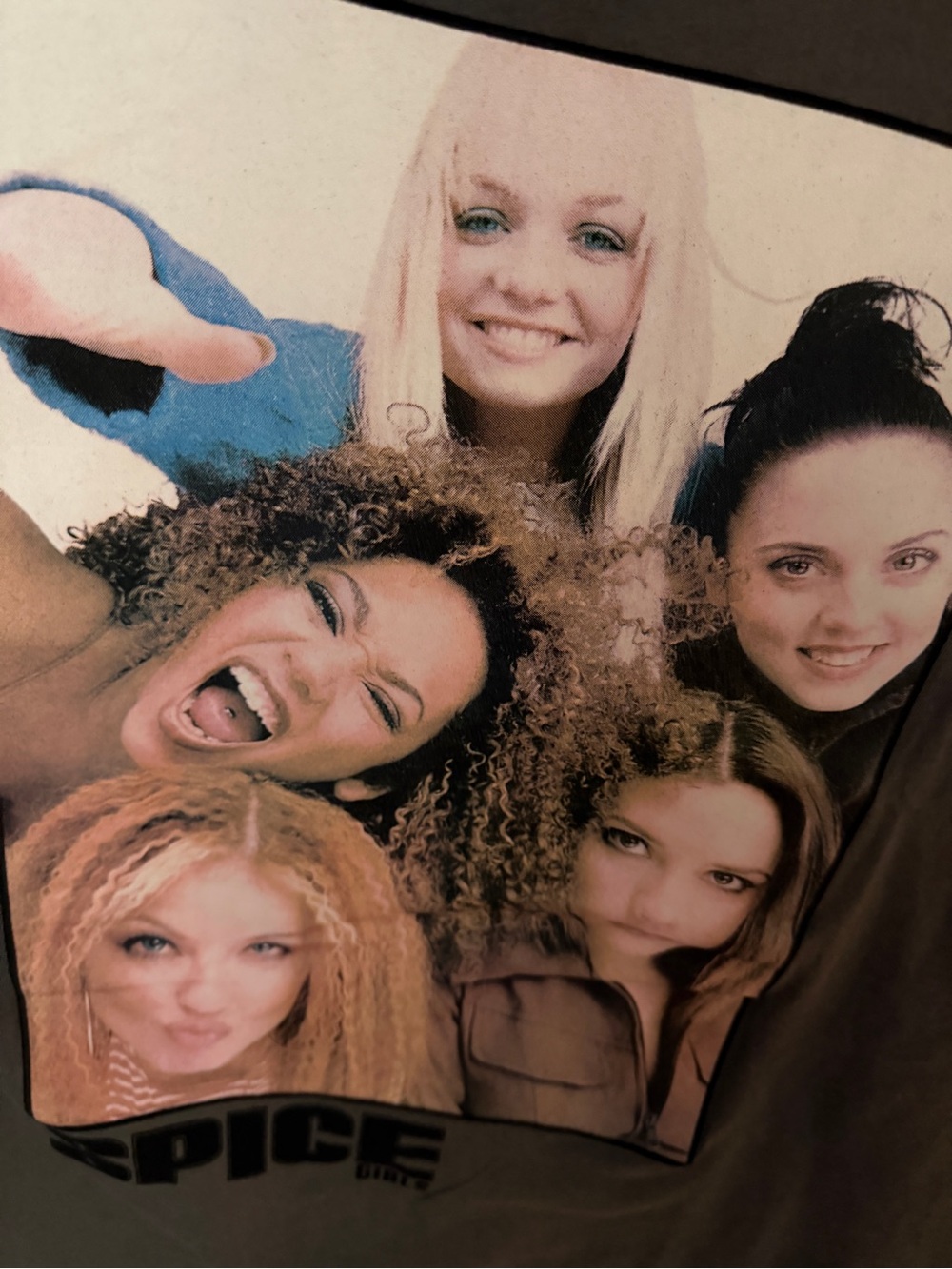 Spice Girls Photo Graphic Short Sleeve Tee - Black